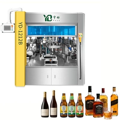 Máquina de rotulagem de garrafas de cerveja